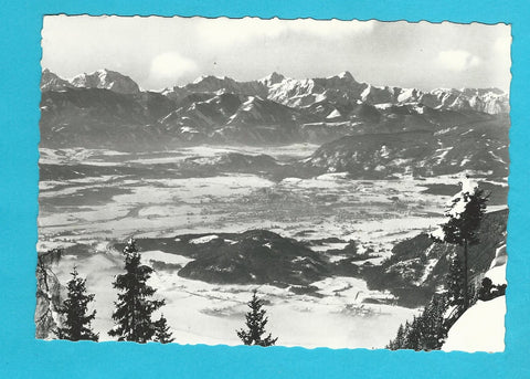 AK Kanzelhöhe. Blick auf Villach und Julische Alpen.