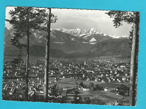 AK Villach mit Mangart.