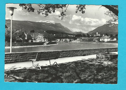 AK Villach, Draukai mit Villacheralpe.