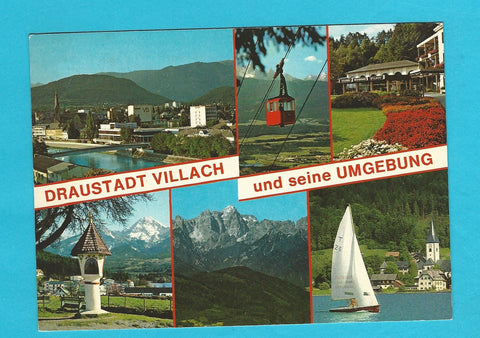 AK Draustadt Villach und seine Umgebung.