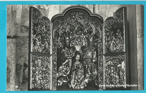AK Maria Gail bei Villach. Flügelaltar.