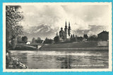 AK Villach. Draupartie mit Kreuzkirche.