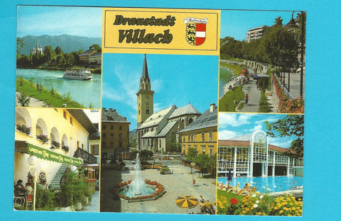 AK Draustadt Villach.