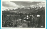 AK Kuranstalt Warmbad - Villach mit Karawanken.