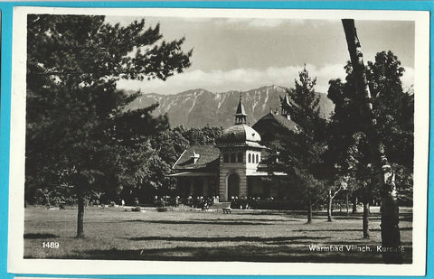 AK Warmbad Villach. Kurcafe. (1931)