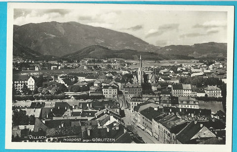 AK Villach. Nordost gegen Görlitzen. (1926)
