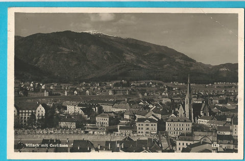 AK Villach mit Gerlitzen. (1940)