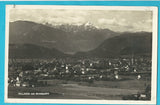 AK Villach mit Mangart. (1927)