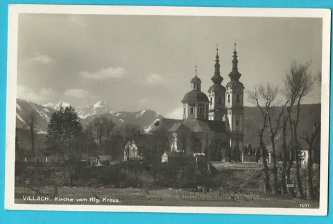 AK Villach. Kirche vom Hlg. Kreuz. (1930)