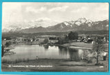 AK St. Leonhardsee bei Villach mit Karawanken.