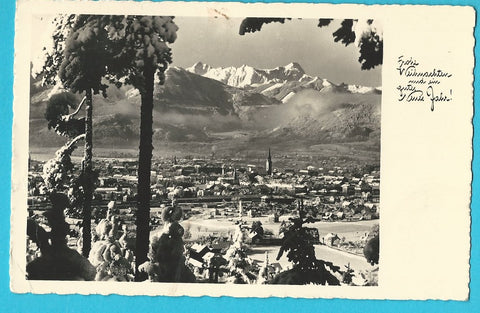 AK Villach. Frohe Weihnachten.
