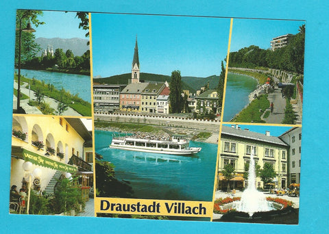 AK Draustadt Villach.
