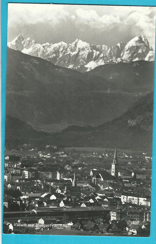 AK Villach mit Mangart.