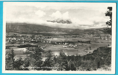 AK St. Leonhard-See mit Villacheralpe.