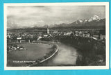 AK Villach mit Mittagskogel. (1951)