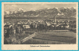 AK Villach mit Karawanken.