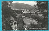 AK Freibad in Warmbad mit Villach und Gerlitzen.