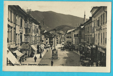AK Villach. Hauptplatz. (1927)