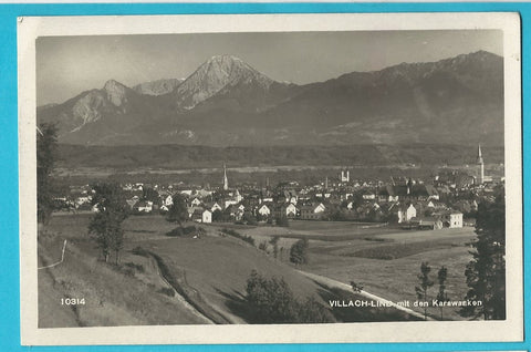 AK Villach-Lind mit den Karawanken.