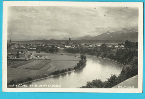 AK Villach an der Drau von St. Martin.