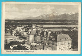 AK Villach, Parkhotel mit Mittagskogel. (1919)