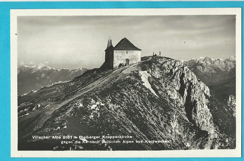 AK Villacher Alpe Bleiberger Knappenkirche.