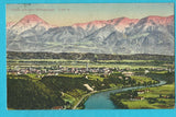 AK Villach mit dem Mittagskogel. (1916)