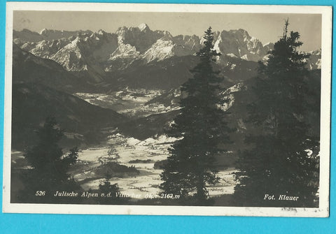 AK Julische Alpen v. d. Villacher Alpe.