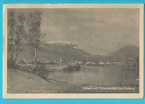 AK Villach mit Villacheralpe.