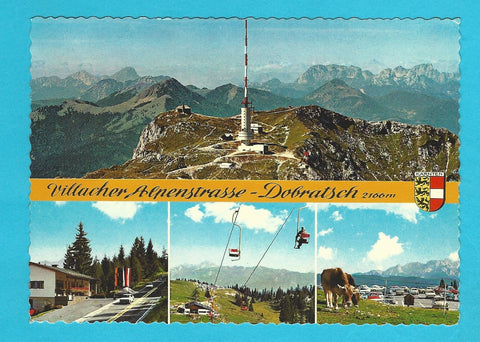 AK Villacher Alpenstrasse - Dobratsch.