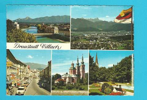 AK Draustadt Villach.