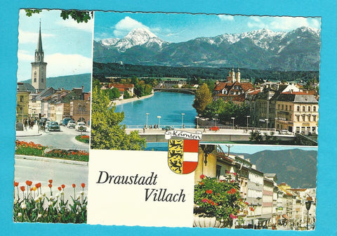 AK Draustadt Villach.