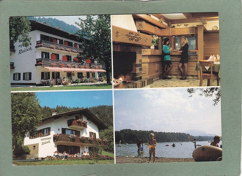 AK Unterferlach. St. Gregor Weg 9. Faaker See. Gasthof Pension Rausch. Familie Graber.