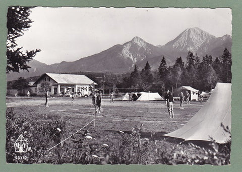 AK Campingplatz Gruber, gegen Mittagskogel, Faakersee Süduferstraße.