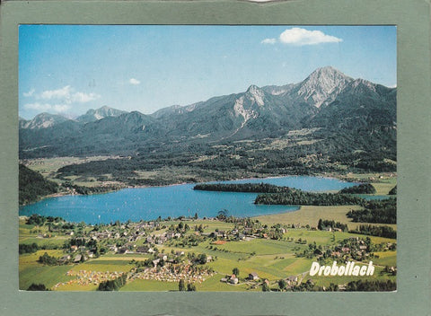 AK Drobollach am Faaker See mit Mittagskogel.