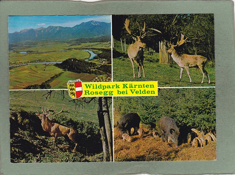 AK Wildpark Kärnten. Rosegg bei Velden.