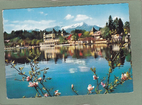 AK Kurort Velden am Wörther See mit Mittagskogel.