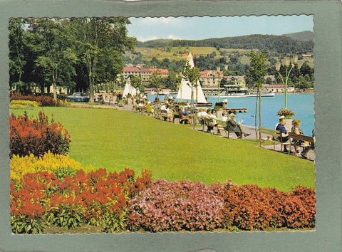 AK Kurort Velden am Wörthersee. Blumenpromenade.