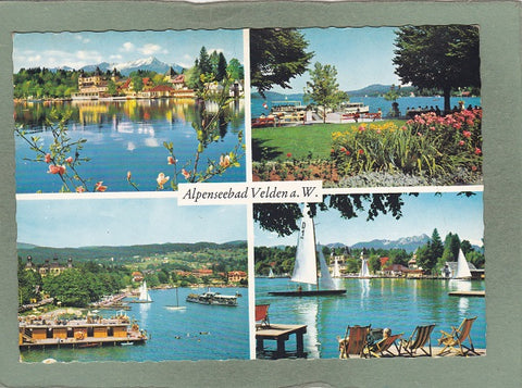 AK Alpenseebad Velden am Wörthersee.