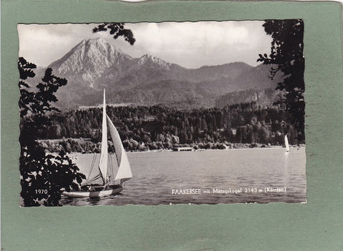 AK Faakersee mit Mittagskogel.