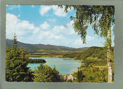 AK Blick auf den Faakersee.