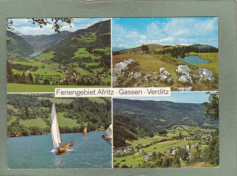 AK Feriengebiet Afritz – Gassen – Verditz.