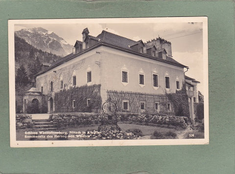 AK Schloss Wasserleonburg, Nötsch in Kärnten. Sommersitz des Herzog von Windsor. (1937)