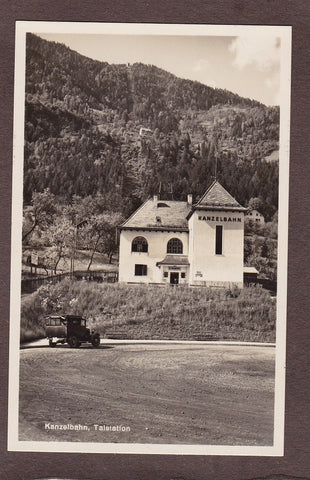 AK Kanzelbahn. Talstation. (1929)