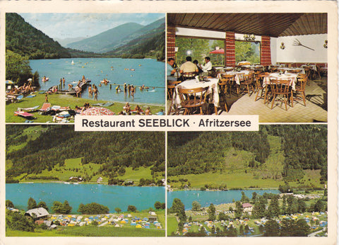 AK Afritzersee. Restaurant Seeblick.