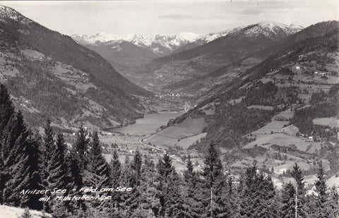 AK Afritzer See - Feld am See mit Millstätter Alpe.