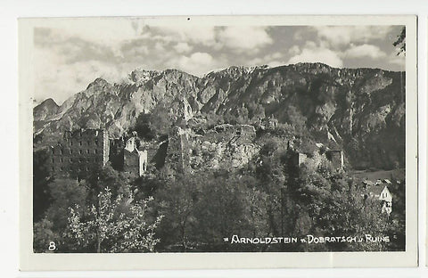 AK Arnoldstein m. Dobratsch u. Ruine (1931)