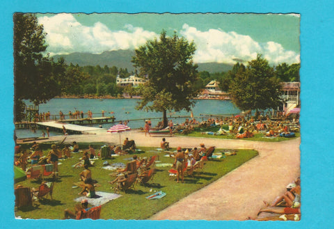 AK Velden am Wörthersee. Strandbad.