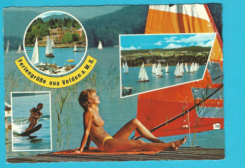 AK Feriengrüße aus Velden am Wörther See.