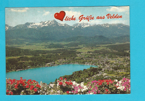 AK Herzliche Grüße aus Velden am Wörthersee.